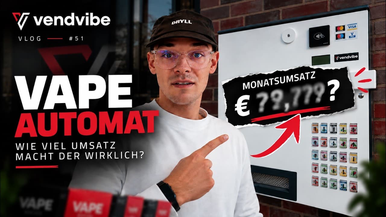 Vape-Automat nach einem Monat | So viel ist hängen geblieben
