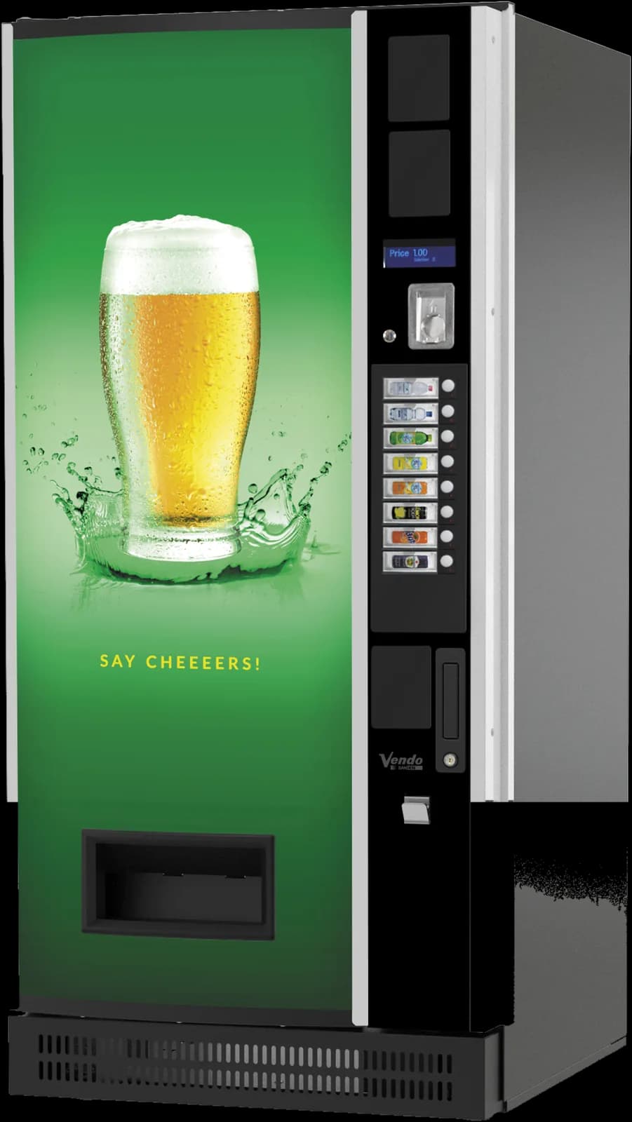 Sanden Vendo B&C Design Narrowstack M-C48, Seitenansicht