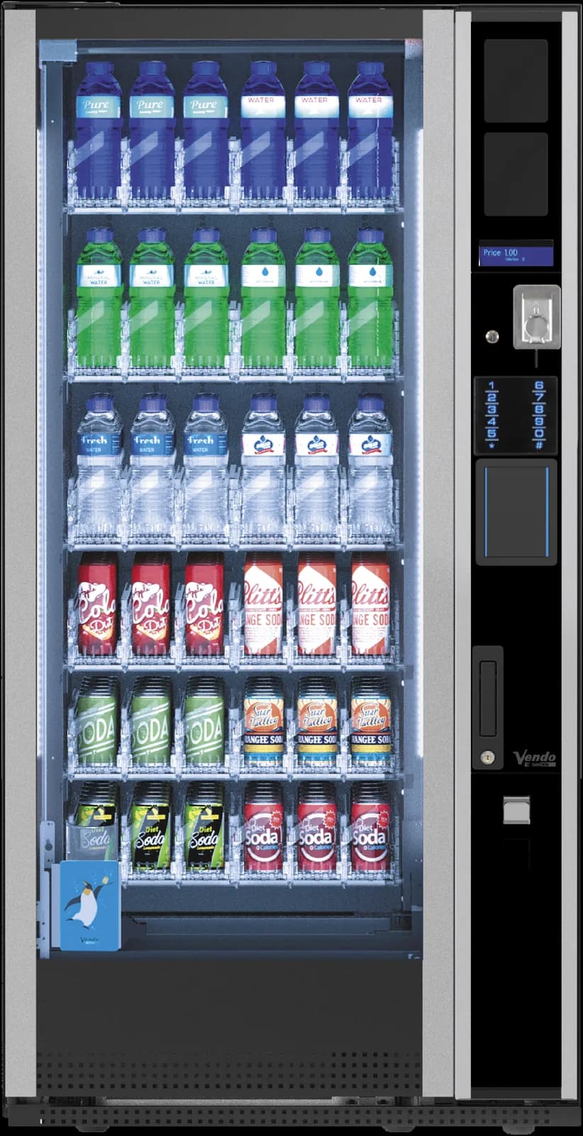 Sanden Vendo G-Drink Design DC6 Verkaufsautomat