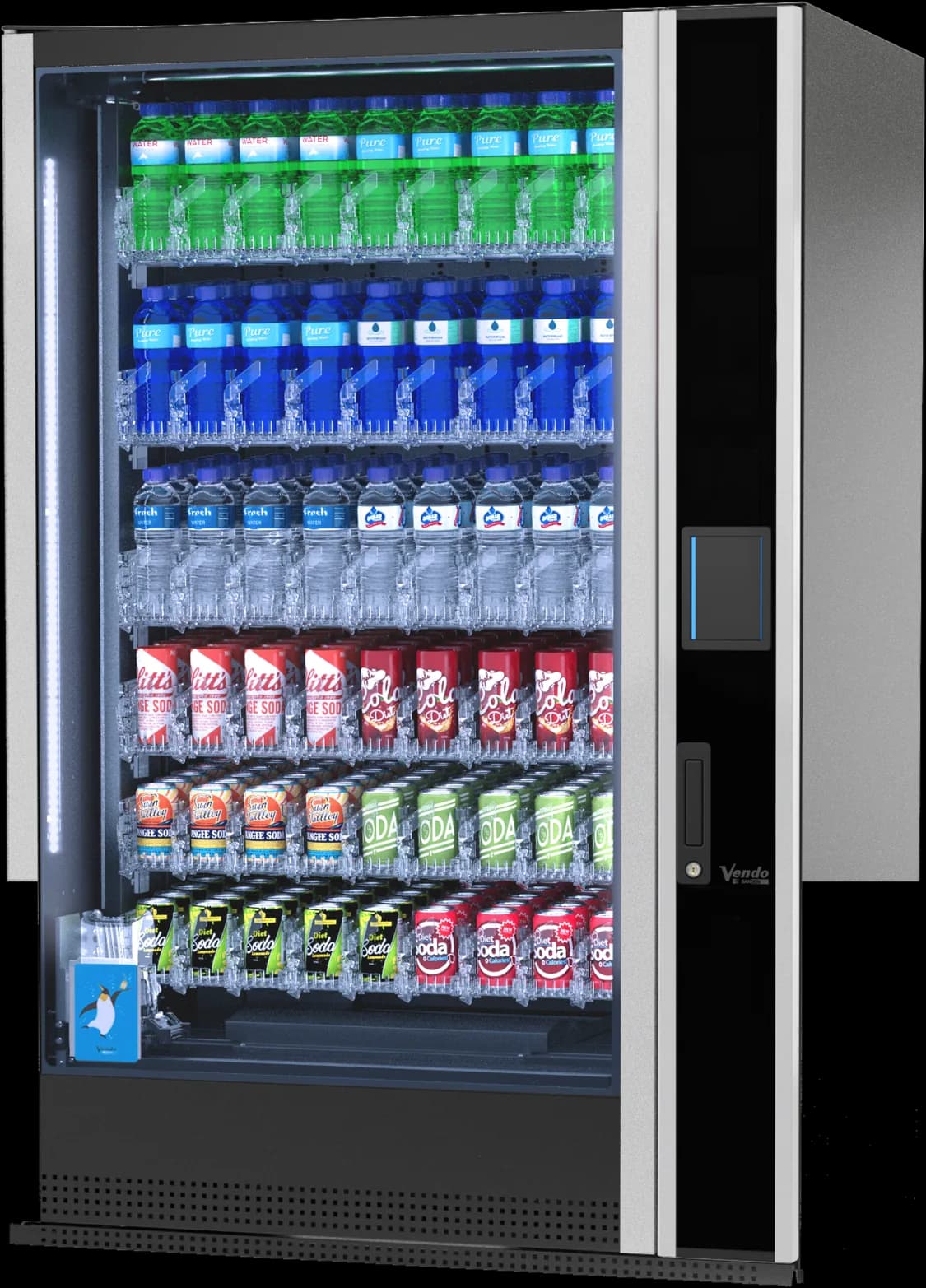 Sanden Vendo G-Drink Design Slave DS9, Seitenansicht