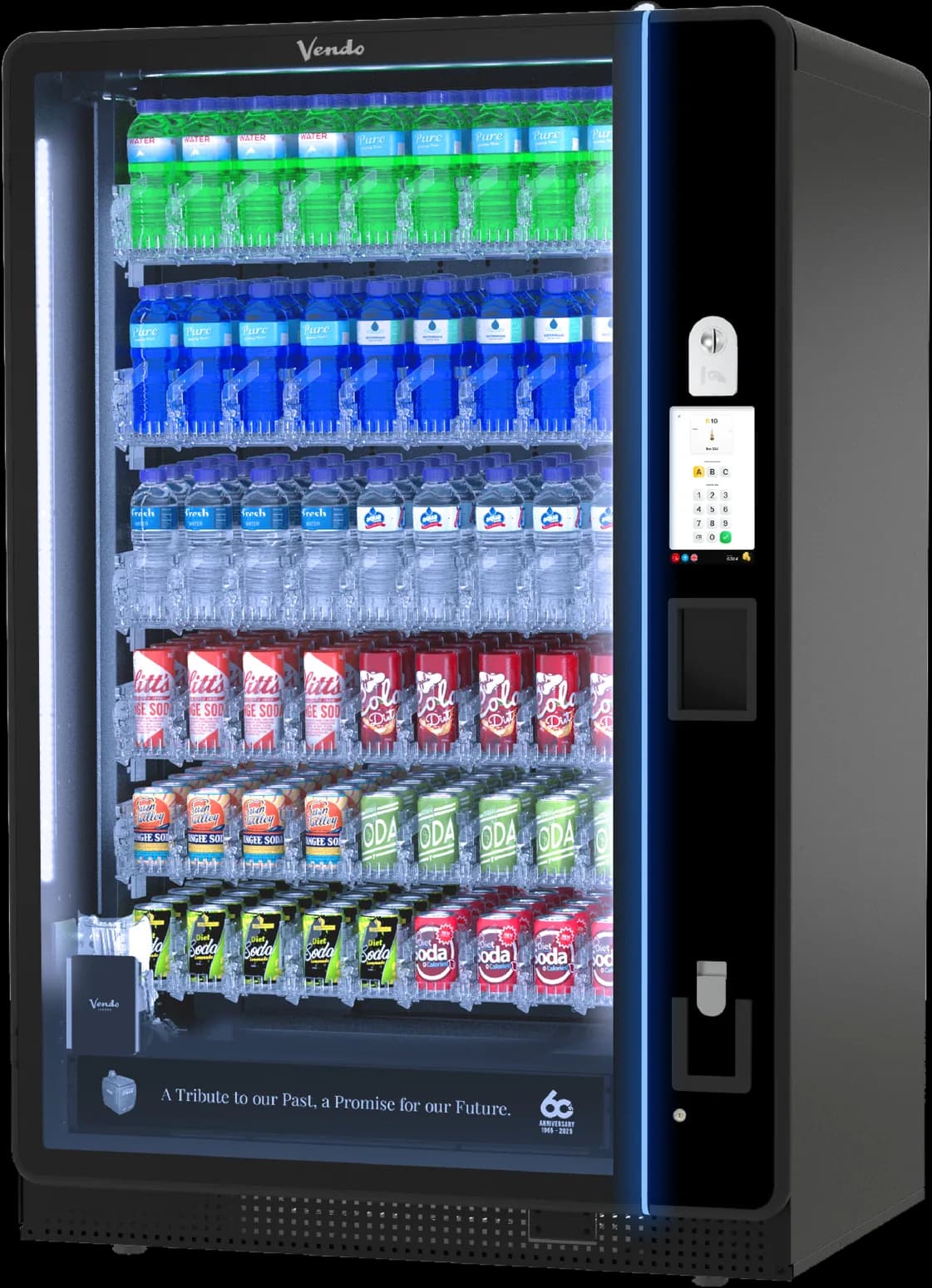 Sanden Vendo G-Drink Vendo Legend DG9, Seitenansicht