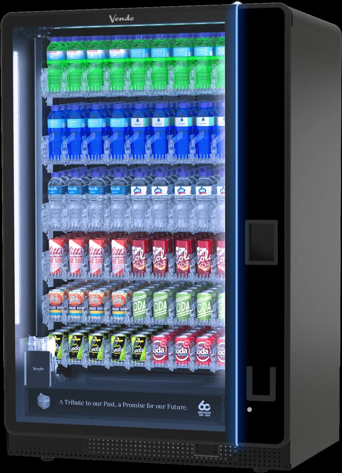 Sanden Vendo G-Drink Vendo Legend Slave DE9, Seitenansicht