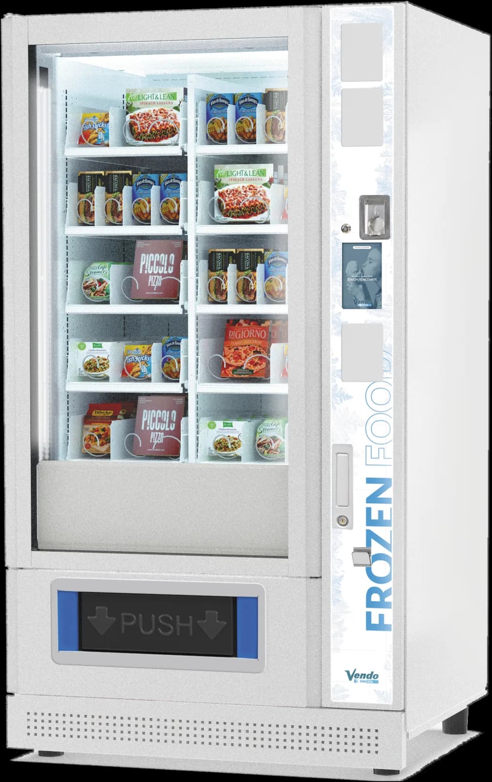 Sanden Vendo G-Frozen FF8, Seitenansicht
