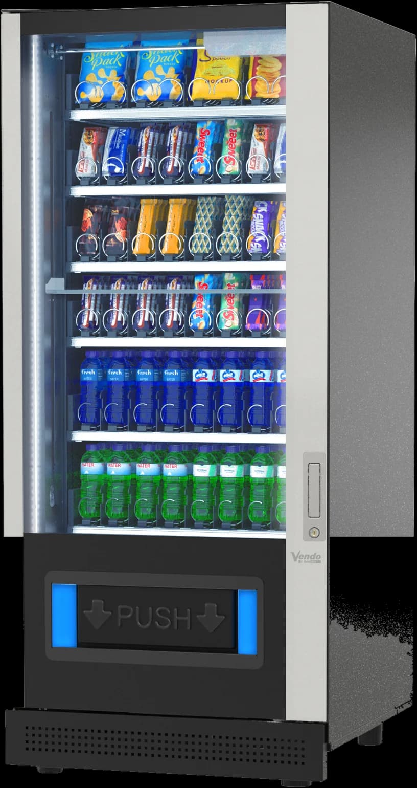 Sanden Vendo G-Snack Design Slave SS8, Seitenansicht