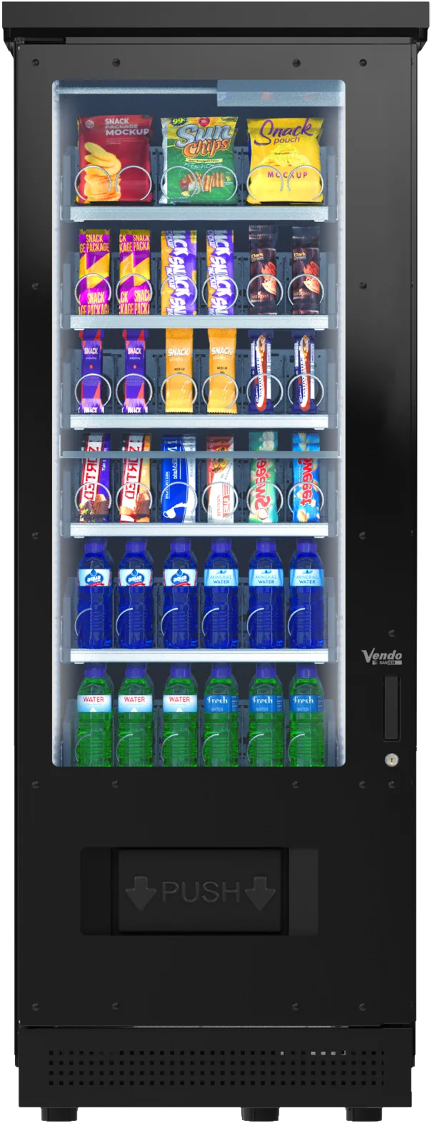 Sanden Vendo G-Snack Outdoor Slave SS6 OD Verkaufsautomat
