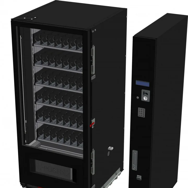 Sanden Vendo G-Snack Standard SM8 mit abgesetzter Zahlungssäule