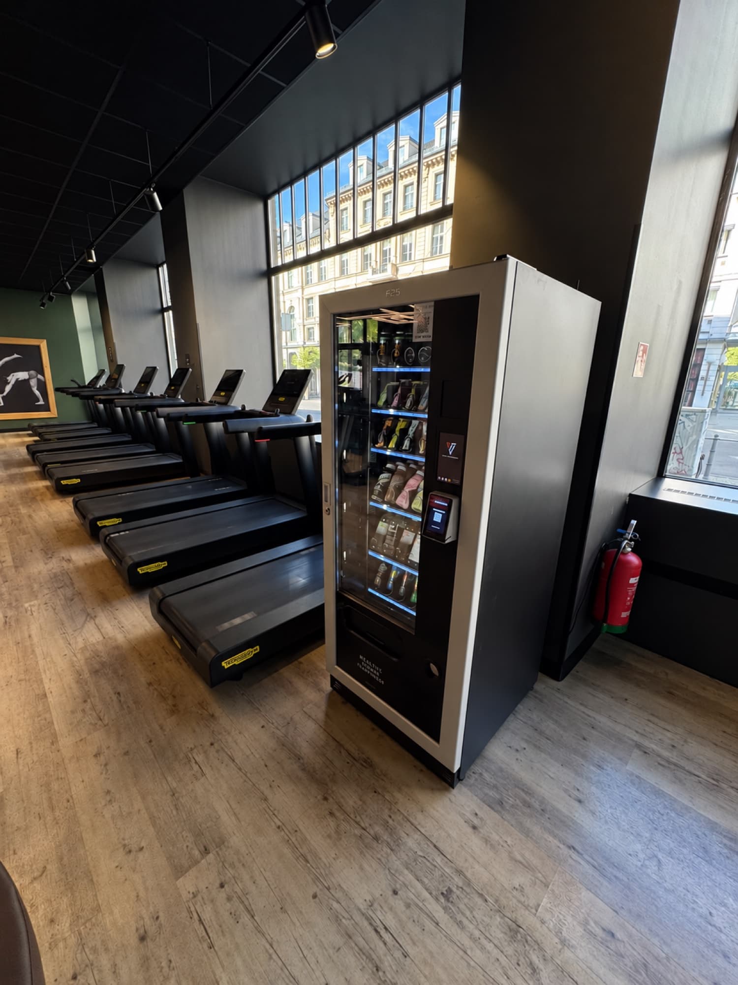 Vendvibe als Betreiber: Shakes und Drinks bei EVO Fitness am Berliner Spittelmarkt – Eindruck vor Ort