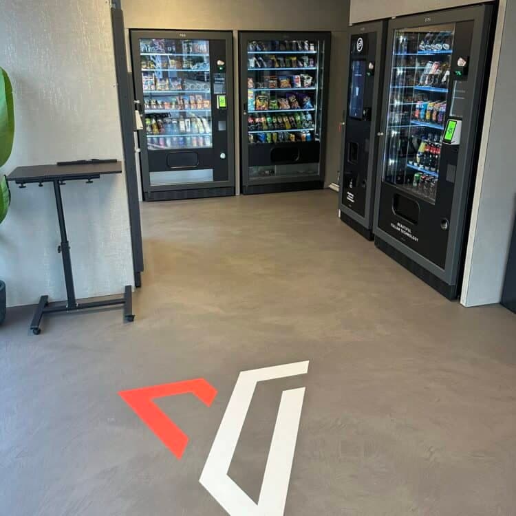 Verkaufsautomaten im vendvibe Showroom