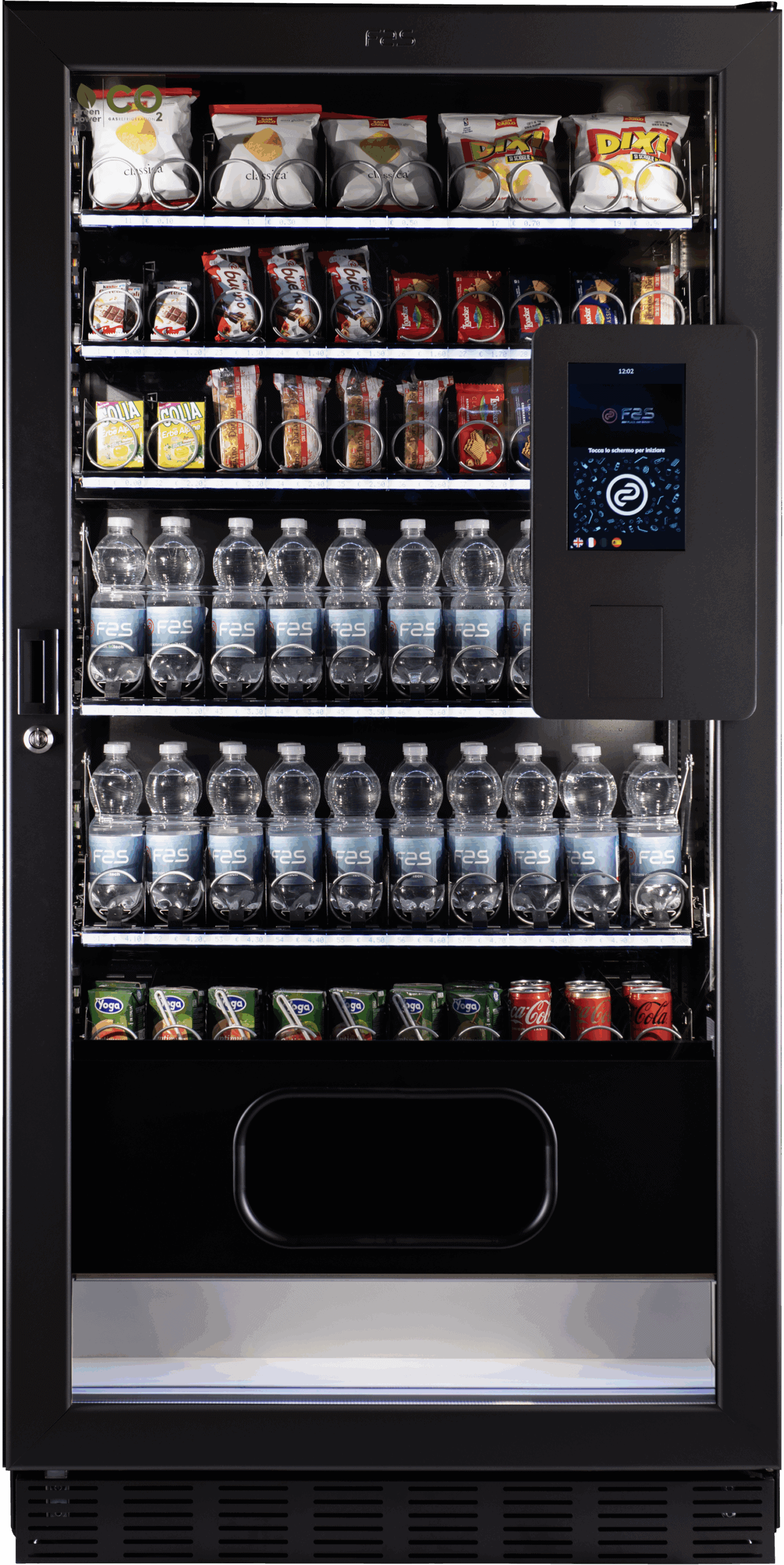 Automaten mit Cashback-Funktion für Snacks und Getränke in Deutschland.